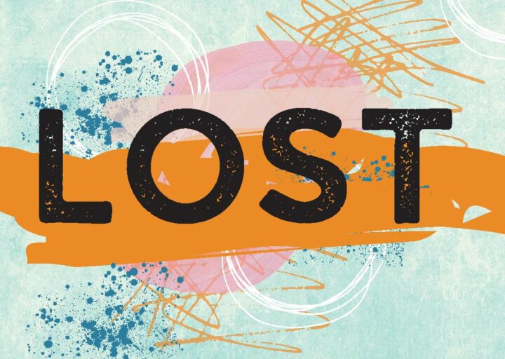 Photo of a postcard from the Long Lost Year project