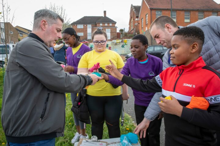 Measuring and checking trees at Arches Local