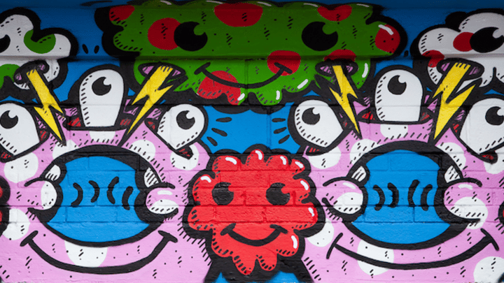 Mural in St Leonards, East Sussex